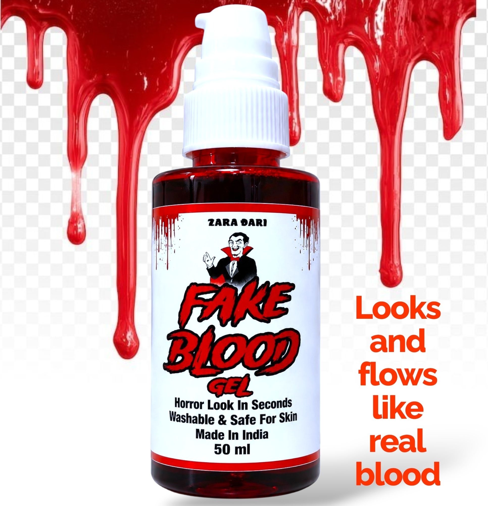 taka saki Fake blood liquid spray face makeup artificial costume props blood Sfx movie prop blood Gag Toy-picture-33