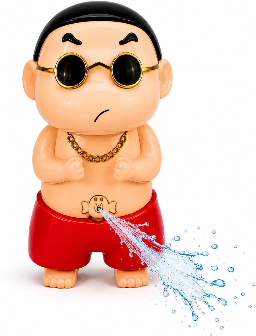 anixim Shin Chan Pull-Down Water Spray Prank Toy for Kids Pull-Down Water Spray Shin Chan Pull-Down Water Spray Prank Toy Gag Toy-picture-10