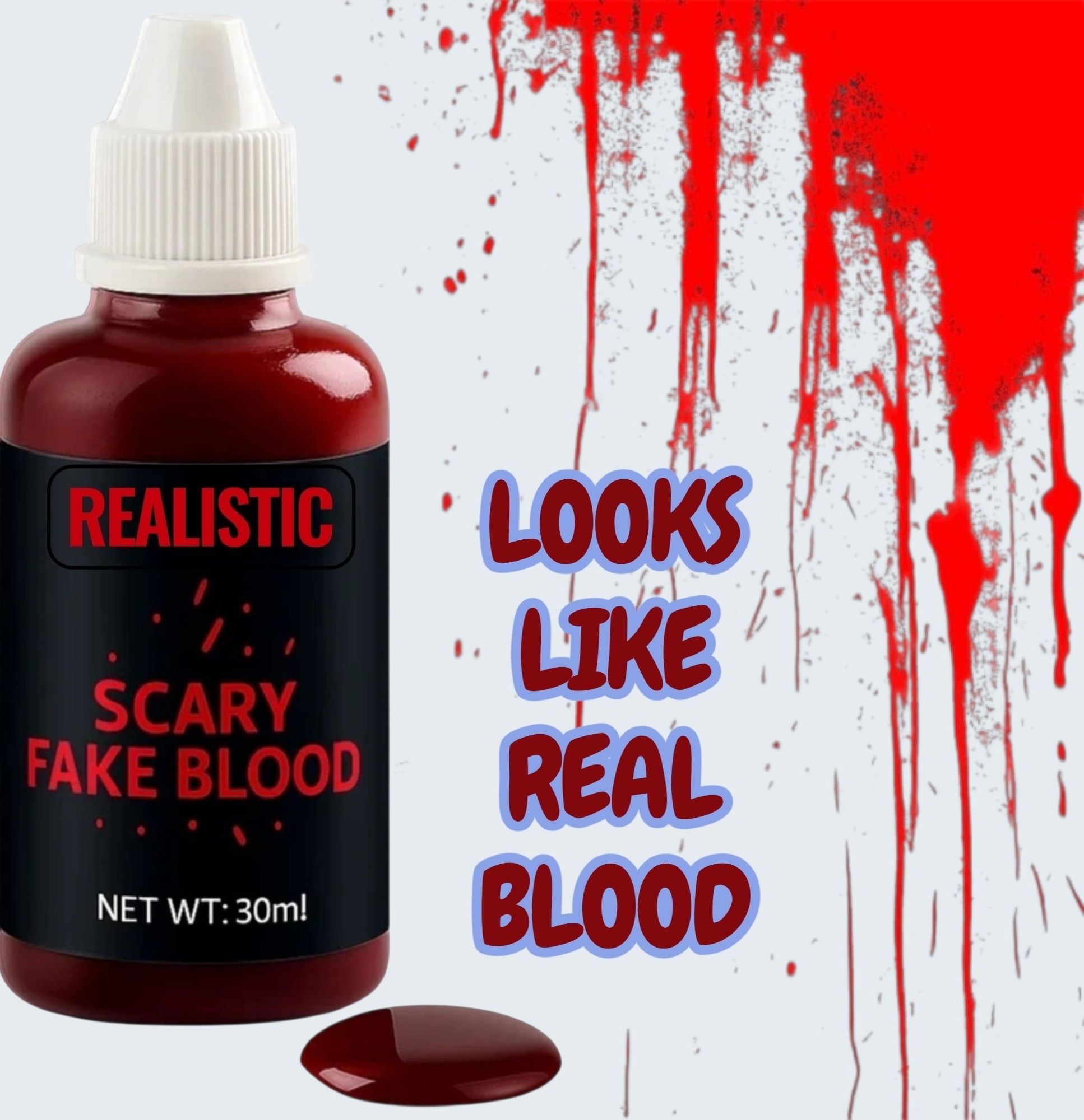 taka saki Real looking Scary blood prank blood fake blood halloween makeup Realistic blood Gag Toy-picture-7
