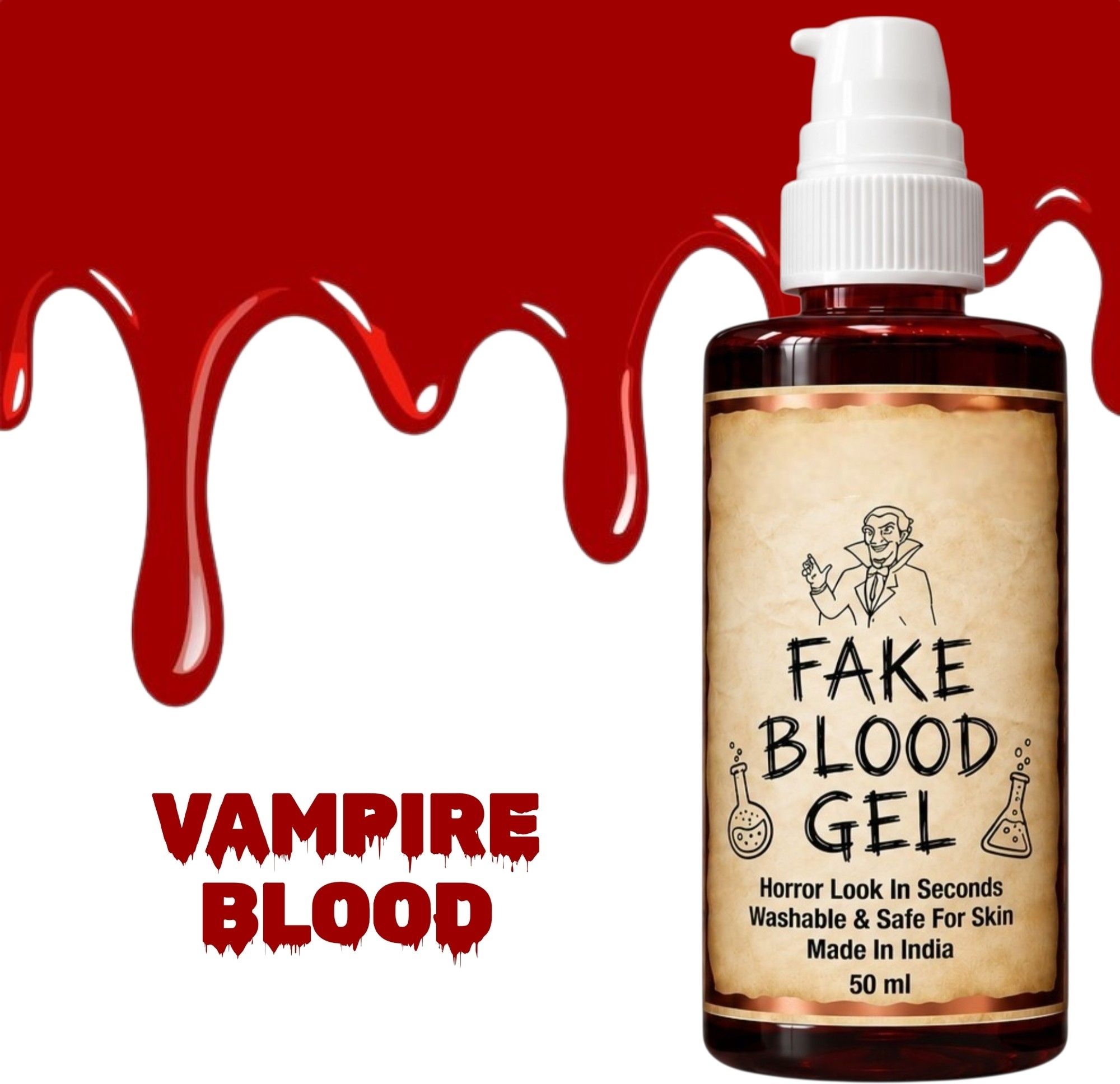 taka saki Artificial blood liquid washable horror vampire cosplay mock blood Realistic blood Gag Toy-picture-26