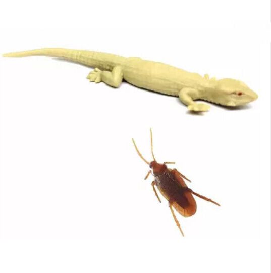 collectivemed Pack of 1 Fake Cockroach and 1 Fake Lizard Practical Jokes, Prank Toys Gag Toy Fake Cockroach and Fake Lizard Gag Toy-picture-21