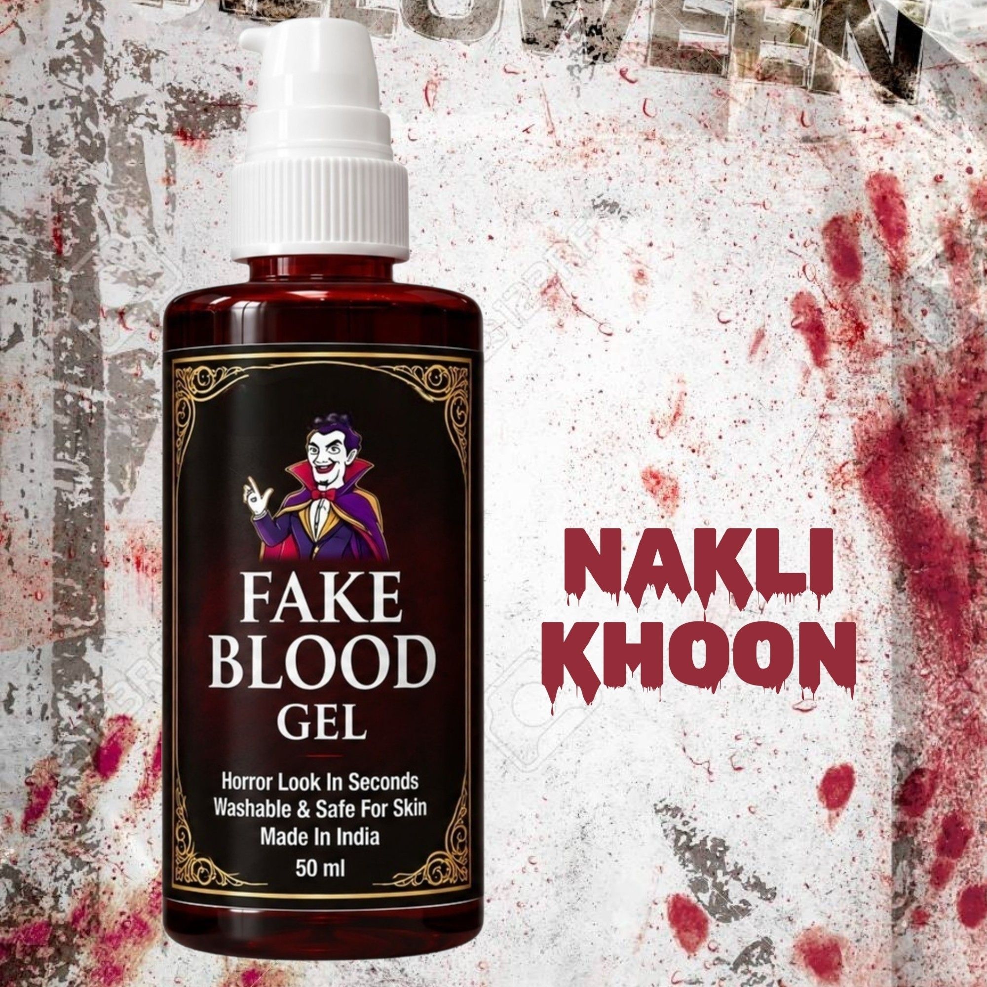 taka saki Fake blood liquid artificial vampire blood halloween costume theatrical blood Makeup horror blood Gag Toy-picture-23