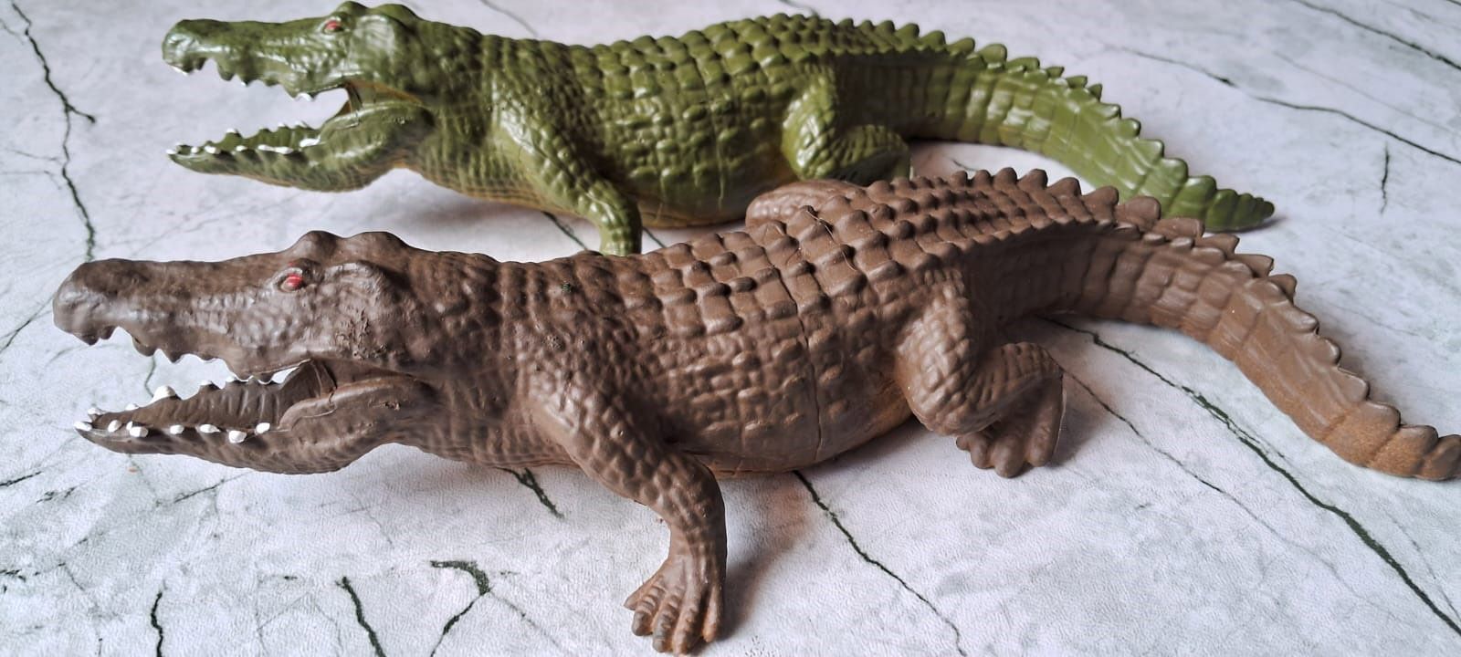 tik c PTC-2IN1-DUAL-CROCODILE-SOUND Rubber Animal Toy / Prank Toy Gag Toy-picture-20