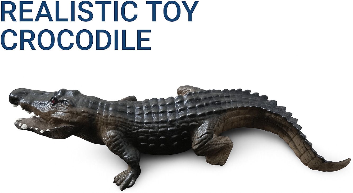 vedy Realistic Crocodile Toy for Kids Animal Figure Gag Toy-picture-21