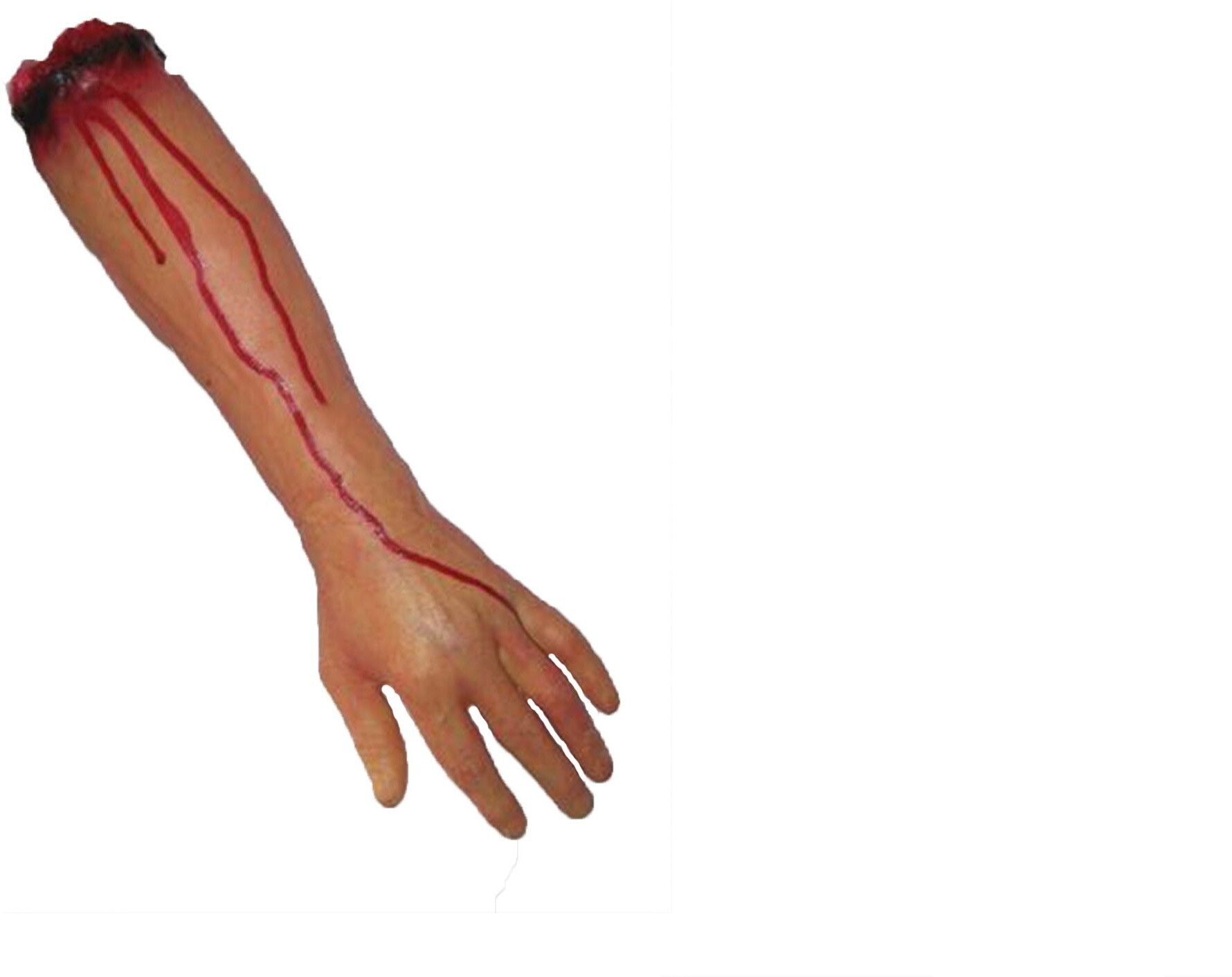 3D Severed Bloody Fake Horror Cosmetic Arm Hand for Halloween Party Props Cosplay Decorations (Male/female) Hands)Halloween Hand Horror Prop Halloween Gag Toy-image-17