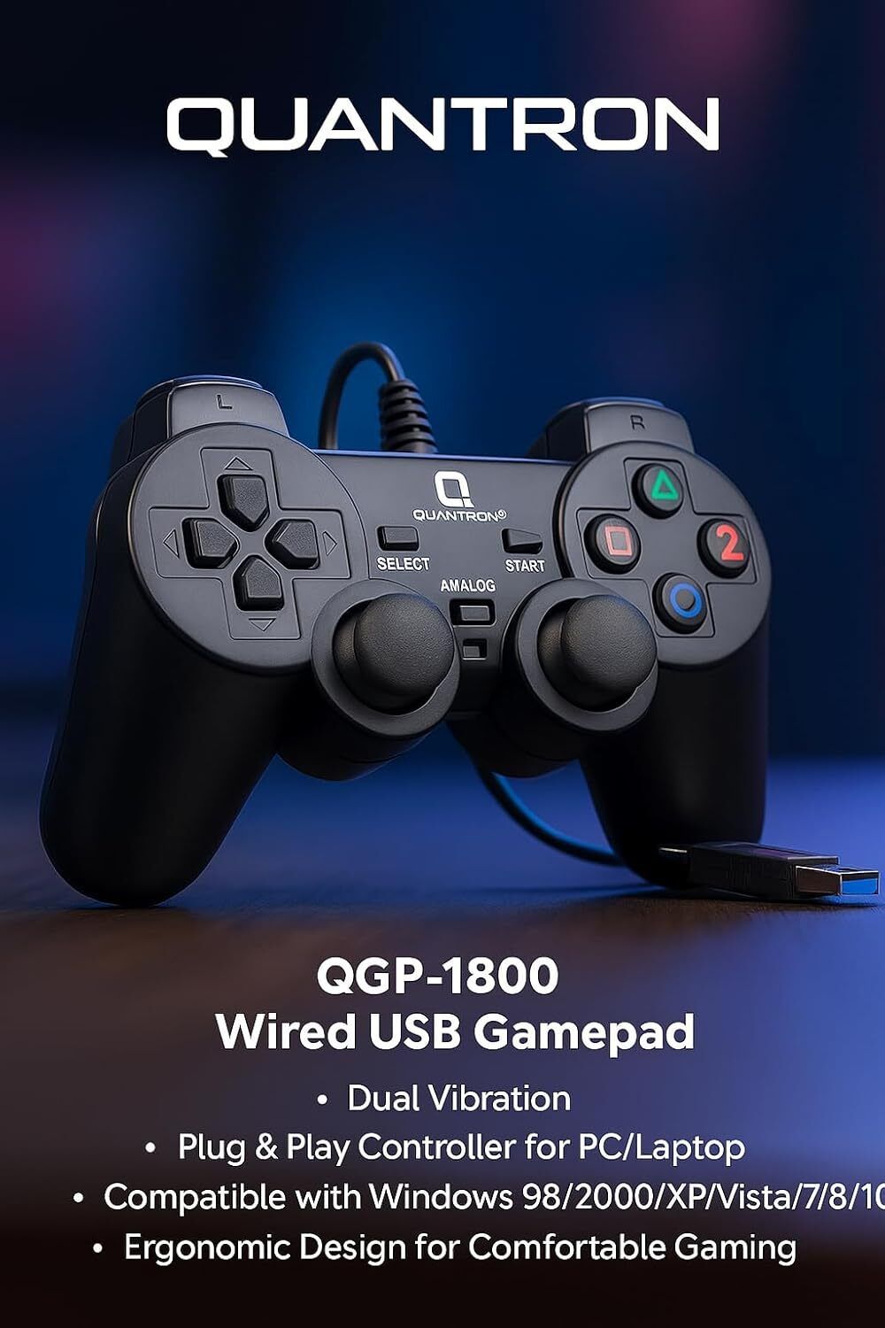 Quantron QGP-1800 USB Gamepad-picture-23