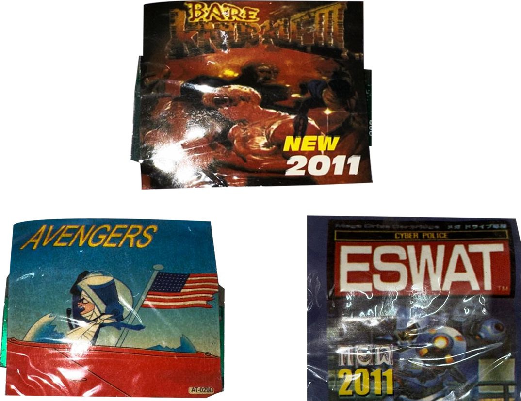 AVENGERS, BARE, ESWAT Retro SEGA 16 Bit Game cassettes (AVENGERS, BARE, ESWAT)-image-41