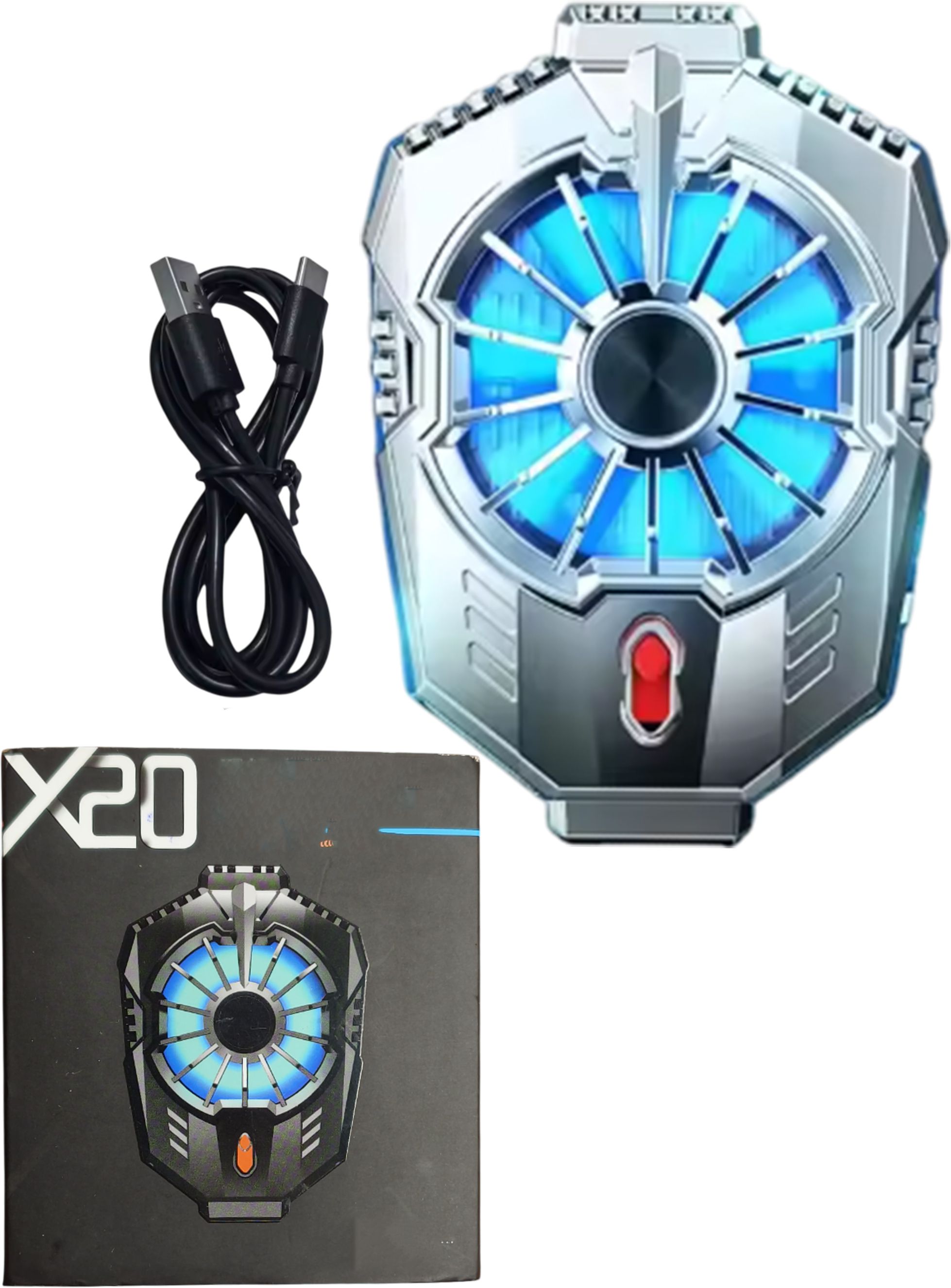 INSTRA Silent Hydraulic Fan Powerful Mobile Phone Cooler with Dual Cooling Product 1 Fan Ergonomic Cooling Pad with Adjustable Height-picture-33