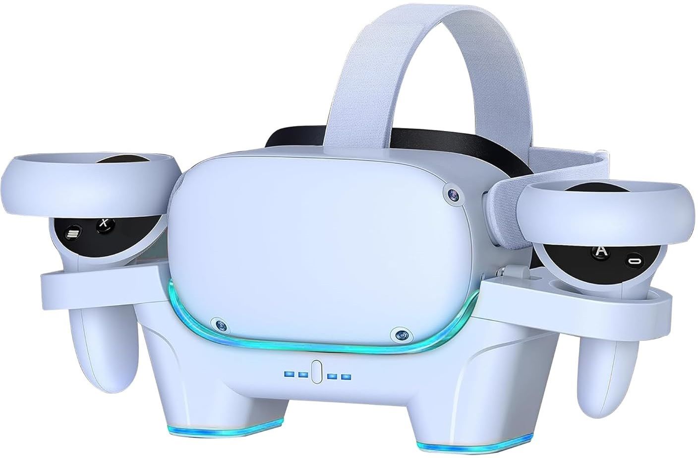 Ant Esports VR Charger Station Compatible with Oculus RGB Light Fast Charging Dock Gaming Accessory Kit-image-34
