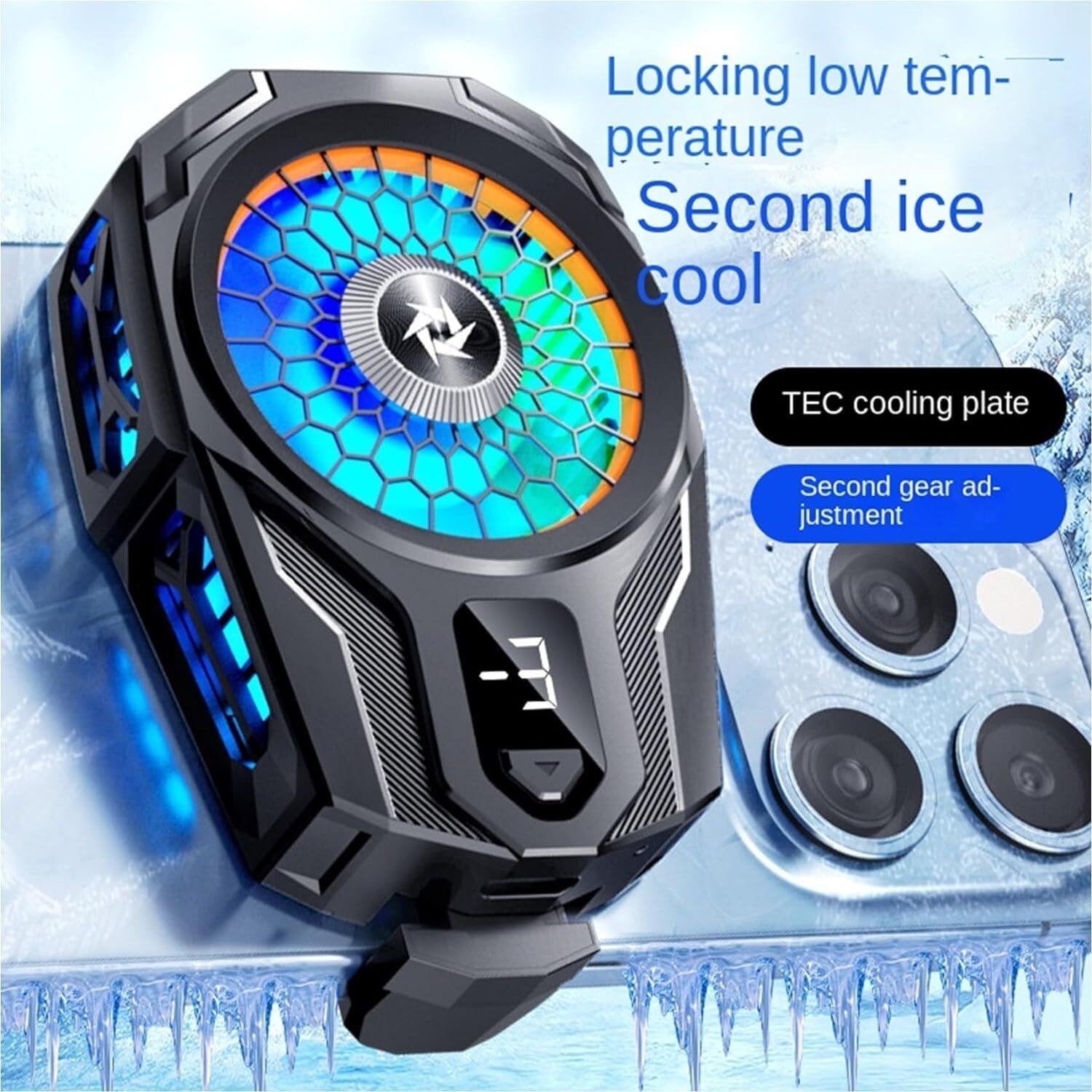 A CONNECT Z Cooling Pad Laptop Cooling Fan for Heat Control Use Cooling Pad with Adjustable Height-image-25