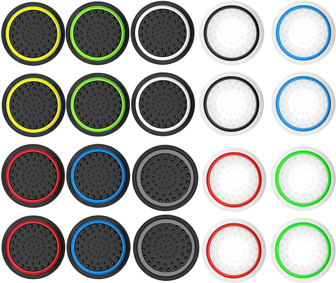 OIVO INDIA 20Pcs Silicone Thumb Grip Stick Joystick Replacement Caps Compatible with PS5 Gaming Accessory Kit-picture-13