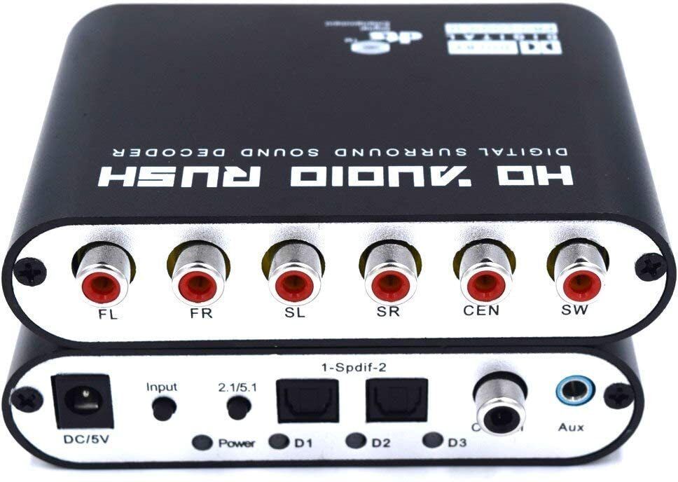 RuhZa HD Audio Rush Digital Audio 5.1 Channel Gaming Adapter-image-49