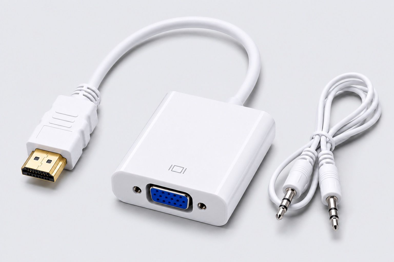 HM Next Gen HDTV to VGA Converter, 1080p 60 Hz, Gaming Adapter, laptops, desktop computer TV Gaming Adapter-picture-10