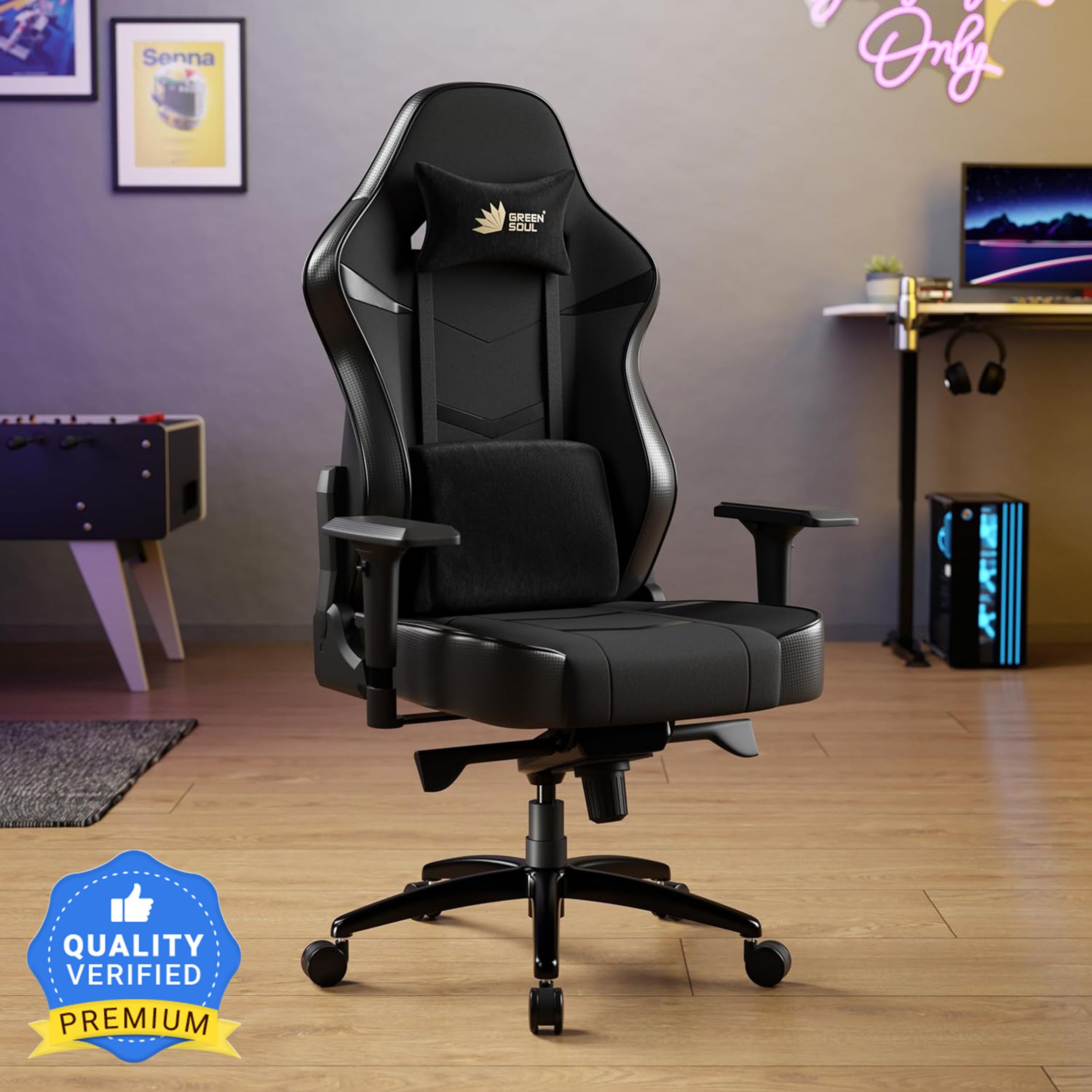 Monster Ult. (T) Multi-Functional Ergonomic |Gaming & WFH|Supreme Comfort Gaming Chair