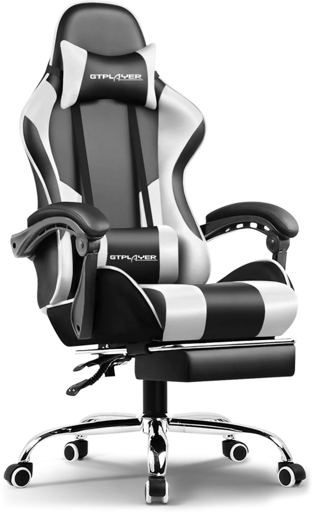 Leatherette Office Adjustable Arm Chair-image-21