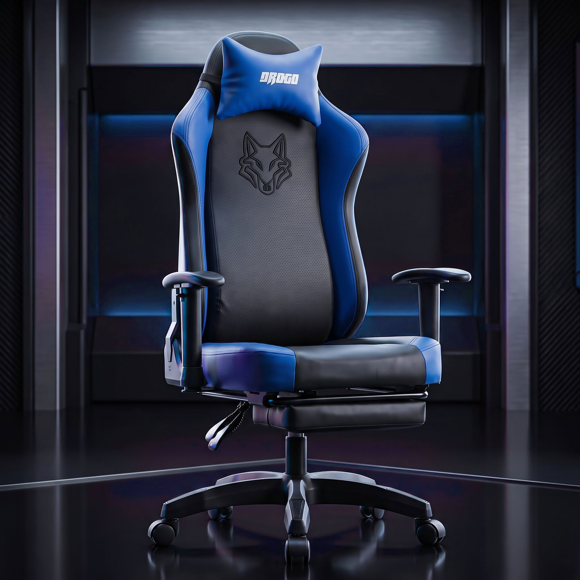 drogo Alpha-X Gaming Chair with 165° Recline, Footrest & 2D Padded Armrests Gaming Chair-picture-21