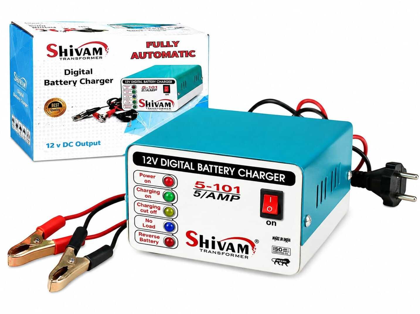 Shivam DIGITAL BATTTERY CHARGER 12V DC 5AMP Game Battery-picture-40