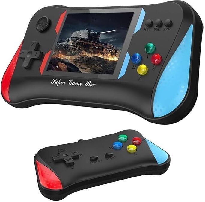 PICSTAR 500-in-1 Retro Sup Portable Game Box with a 3.5-inch Large Screen TV Support NA GB with Retro Games-image-42