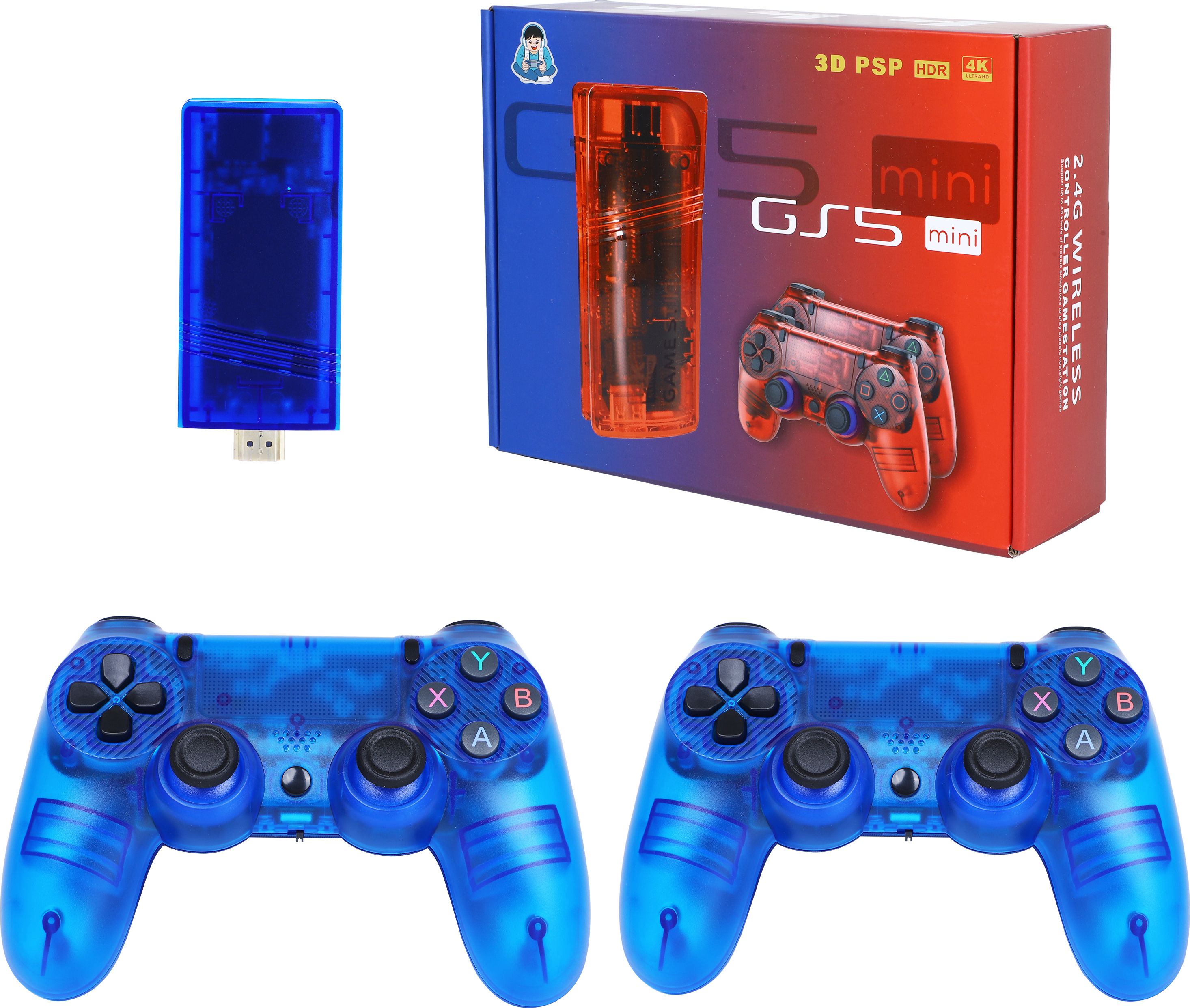 Playtastic GS5 Mini Game Console 64 GB with with 30000 Games like GTA , Tekken, 53 Simulators for PSP Games-image-42