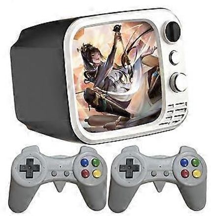 HG WORLD Retro H7 Game Box Gaming Console For TV With 2 Player Portable Sup Game Box 3.5"TV Screen Rechargeable Battery Handheld Console Hand Video Game For TV 512MB GB with 700+ Classic Video Game Handheld, Best Gift All Ages, Mario Game Tv Game Set-image-33