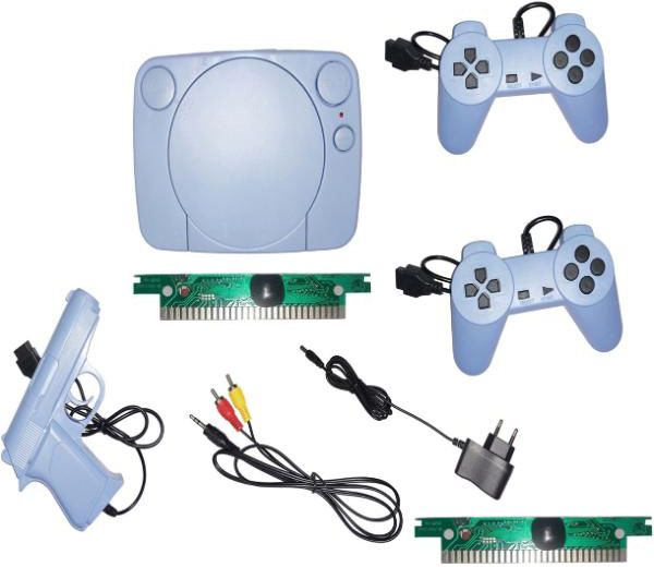 Inquisitive 65 Classic TV Game new 2 Cassette Inbuilt Console NA GB with Contra, Super Mario Bros, F1 Race, Cricket Game-image-19