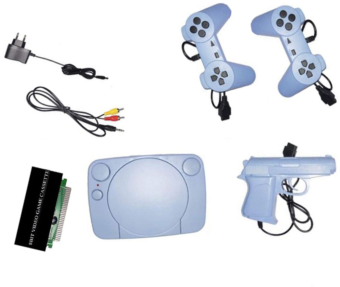 COUNTACH 94 Classic TV Game Console Inbuilt Game Contra, Super Mario Bros with 1 Cassette NA GB with Contra, Super Mario Bros, F1 Race, Cricket Game-image-14