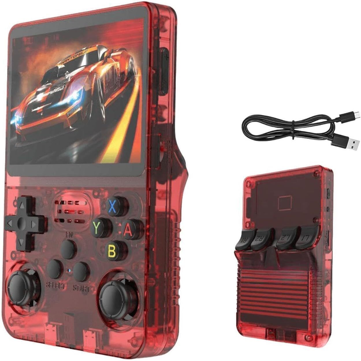 Playtastic R36S Game Console 3.5 inch Retro Emulator System 64 GB with 15000+Preinstall video game Mario ,GTA Vice City-image-47