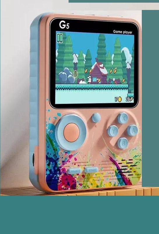 TECHNUV G5 500 In1 Colorful Handheld Mini Game Box Also Connect With TV Option For kids with Super Mario Like (Bros/Brose3/6/9/10/14)Super Contra Like(2/6/7) Total 500 Games-image-49