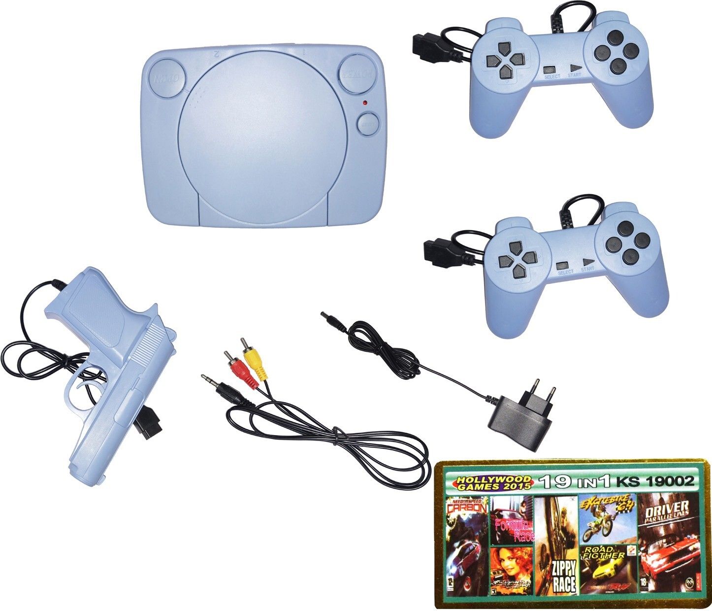 NOWAIT Inbuilt Games Available Tv Video Classic Trendy Gaming Console Set With 1 Extra Cassett 19 In 1 NA GB with Contra, Super Mario, Duck Hunt-image-47