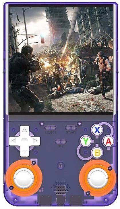 Playtastic R36 Ultra Game Console 4 inch Retro Emulator System 64 GB with 20000+Preinstall video game 20+ Simulators-image-38