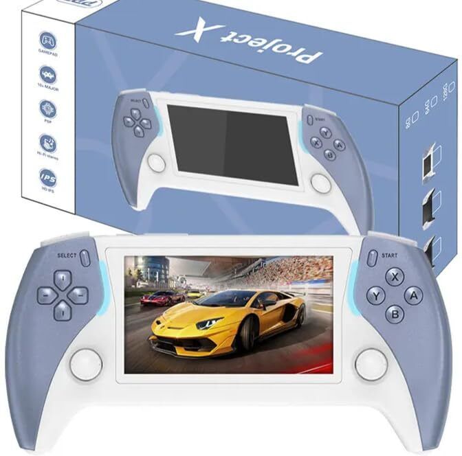 GAMESOUL Protect X Pro Handheld Retro Game Console Linux System Revisit Childhood, Retro Old Video Game (Best Gift & Fun) for All Ages 64 GB with Modern Gamer Love by Fans of Game stick PS5,PS4,PS3,PS2,PS1,Xbox,Nintendo Switch-image-2