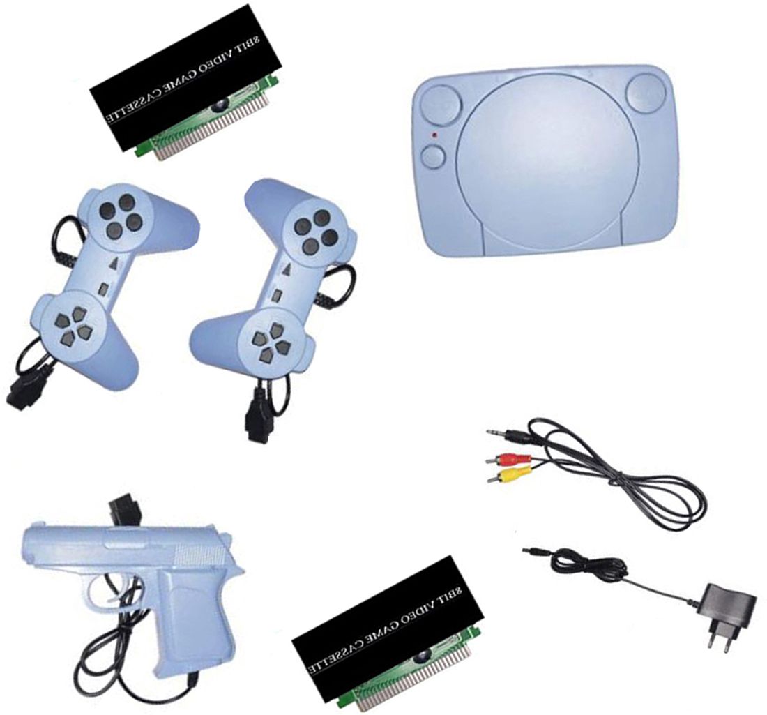 GROZA 86 Classic TV Game Console Inbuilt Game Contra, Super Mario Bros with 2 Cassette NA GB with Contra, Super Mario Bros, F1 Race, Cricket Game-image-44