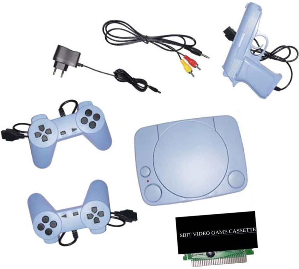 Clubics Best Multiplayer Tv Video Clasic Game console 8bit 1 casete in-built MORE game NA GB with 30 to 40 games in built ,with 1 cassette-image-33