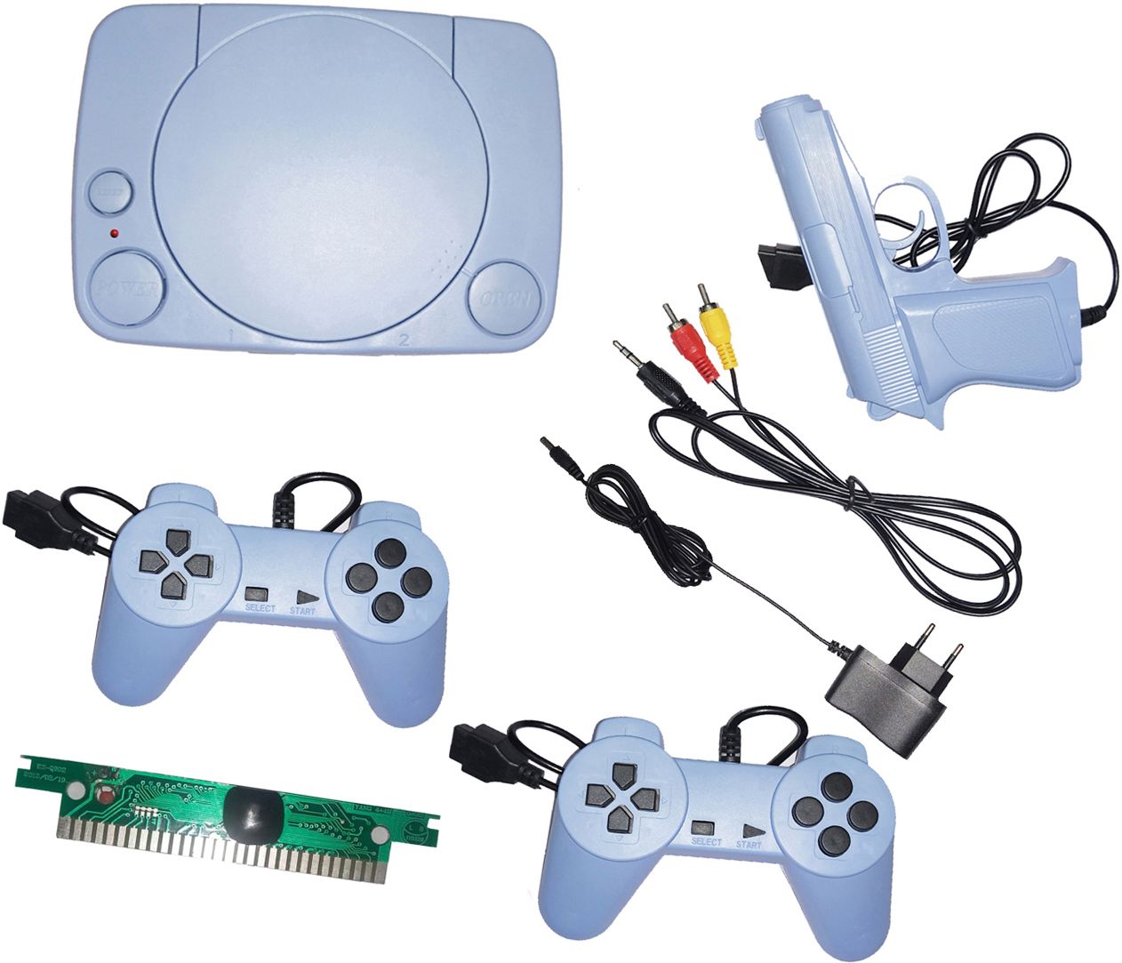 Nouveau Classic 8Bit Trendy Video Game Console Inbuilt Classic Games With 1 Extra Chip NA GB with Contra, Super Mario Bros, Duck Hunt, F1-image-9