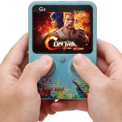 NextTech G5 500s In1 Colorful Handheld Mini Game Box Also Connect With TV Option For kids 0.4 GB with Super Mario Like (Bros/Brose3/6/9/10/14)Super Contra Like(2/6/7) Total 500 Games-image-46