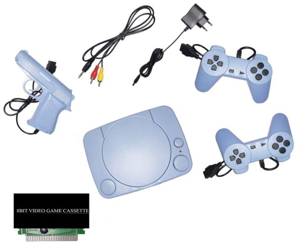 KAIKO 8bit TV video Classic game console & in-built games with 1 cassettes NA GB with 30 to 40 games in built ,with 1 cassette-image-18