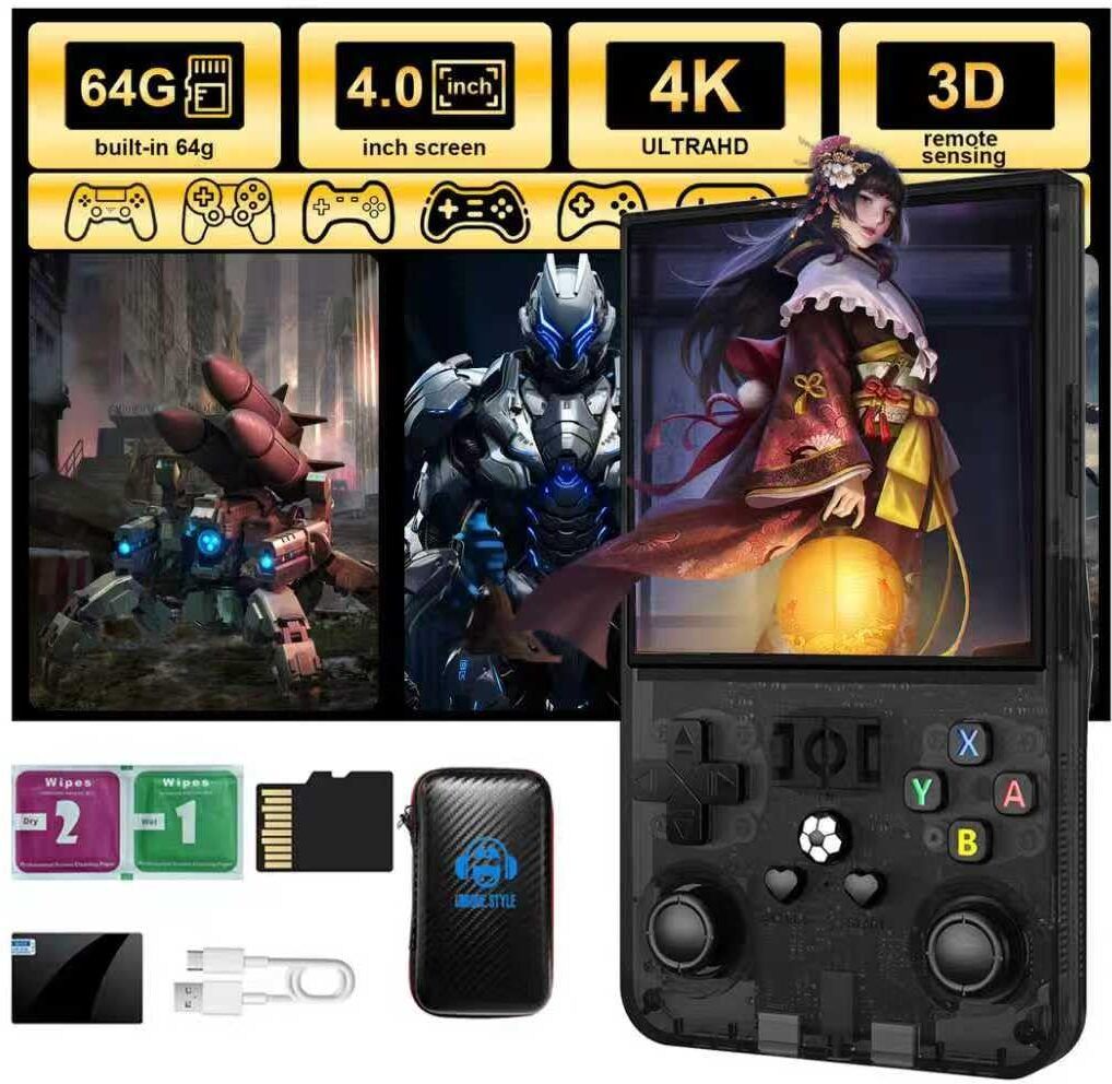 GAMESOUL R36S MAX Retro Game Box Classic Video Games Portable Handheld Console, Revisit Childhood, Retro Old Video Game (Best Gift & Fun) for All Ages 64 GB with 15000+ Game, GTA, , Loved by Fans-image-34