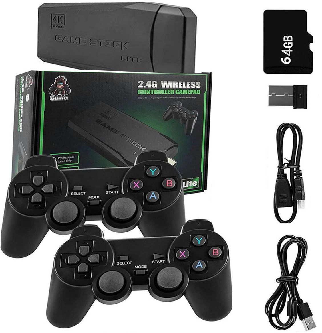 COUNTACH Classic Games Stick 4K Wireless Controller 64 GB HDM 15 Emulators games 20000+ 64 GB with 15 Emulators, Super Mario, Crash, GTA, Zelda, Sonic, Donkey Kong, Street Fighter-image-7