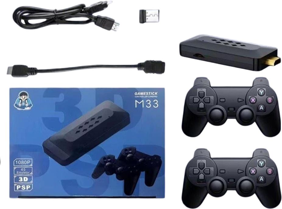 GARNER TV 2.4G 4K 3D M33 Wireless Game Stick Output Support 45 emulators, 30k + Games 30k+Games GB with Action, Adventure, Fighting, Racing-image-42