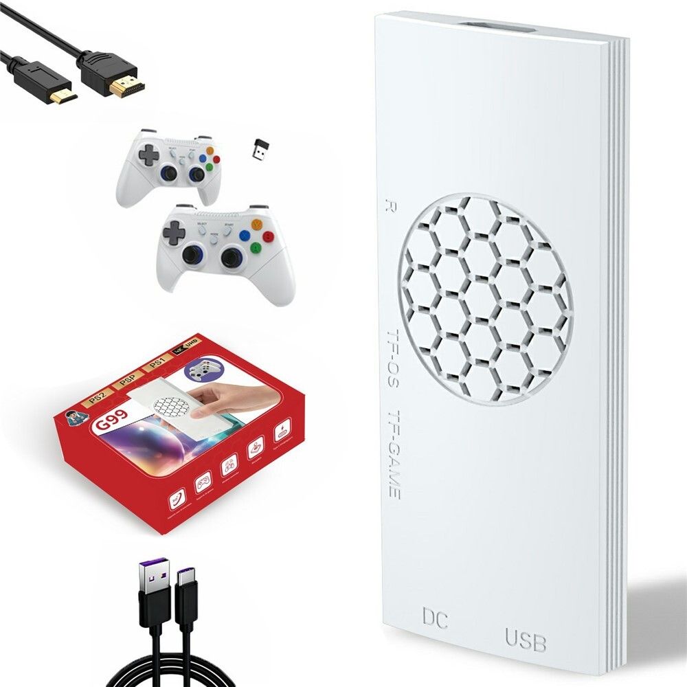 Confiavel G99 Retro Game Console 128 GB with GTA San Andreas, 52 Emulators, 30,000+ Games Like God Of War ,Tekken, SmackDown-image-12