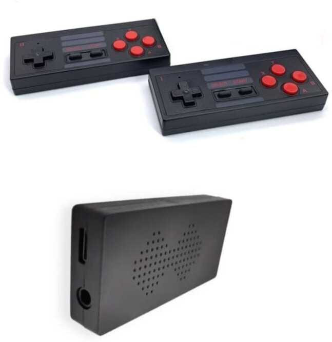 Clubics EXTREME MINI GAME BOX 8 BIT, ALPHA MISSION WITH 619 GAMES IN BUILT 1 GB with Yes image 1