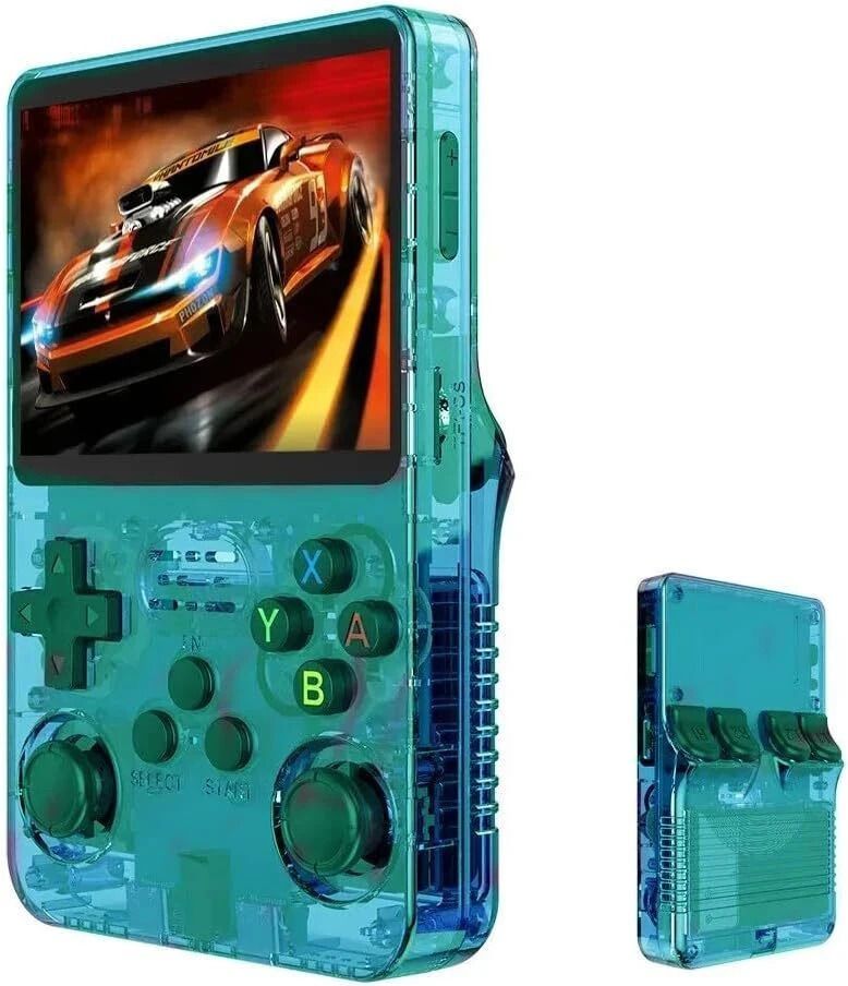 HG WORLD Retro Game R36s gaming console for Portable Style Pocket GameBox Handheld Gaming Consoles 3.5 IPS Screen Rechargeable Battery handheld console Hand video game 64 GB with 15000+Preinstall video game handheld,Best Gift All Ages Mario Game,GTA Vice City-picture-22