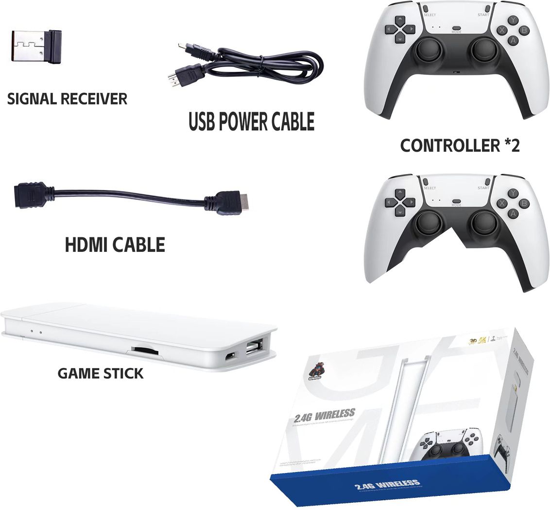 Inquisitive game box M15 Retro Game Stick Console video games for tv Limited Edition 64 GB with Mario, Crash, GTA, Zelda, Sonic, Tekken3, Street Fighter-image-5