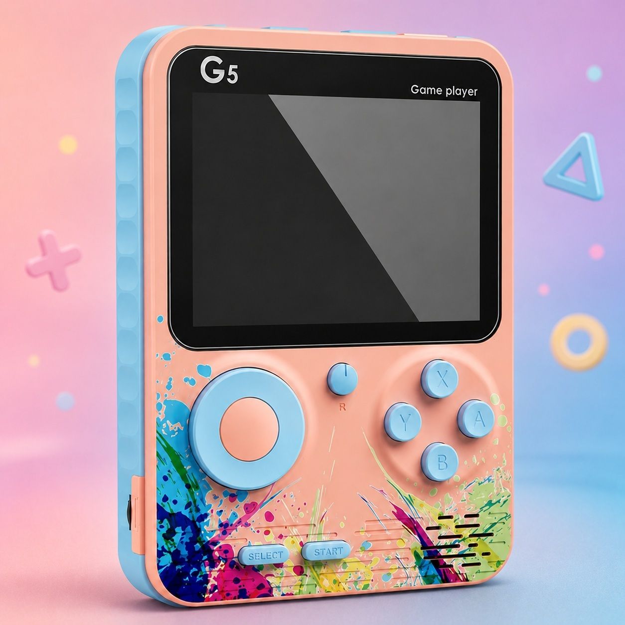 ADKD G5 Retro Video Game Console for Kids Built-in 500 Classic Games(Random,Color) 0.512 GB with 500-image-26
