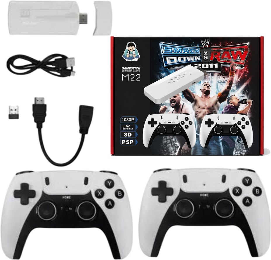 VK MART M22 HD Retro Video Game Stick Entertainment Console 30000+ Game GB with 30000+ Game,GTA,God of War, Tekken 6, Mario Contra , Street Fighter, Retro Games-image-25