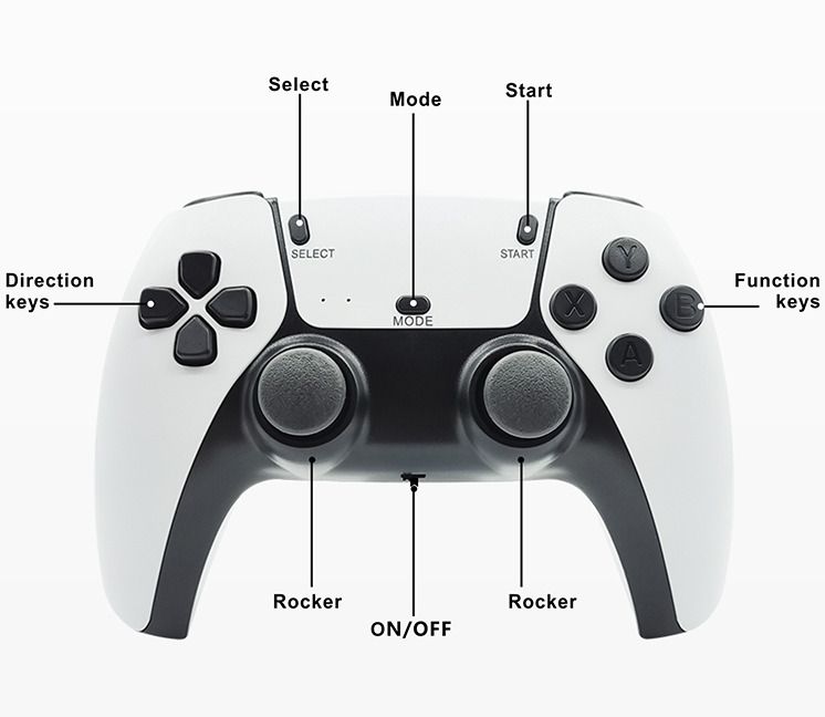 PICSTAR P15 Plus (M64) 4K Retr Gaming Console for TV – 15,000 Built-in Classic Games NA GB with P15 Plus (M64)-image-27