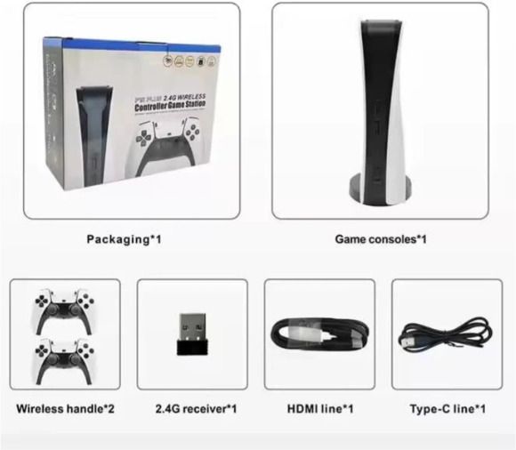 HG WORLD P15 Retro Game Stick 2.4G Dual Wireless Console 4k Sup Game Box Video Game With Plug & Play, Gaming Consoles For TV Video Game Handheld 64 GB with HDMI Output, Video Game Hand tv With TV Game Set, Best Gift All Ages-picture-17