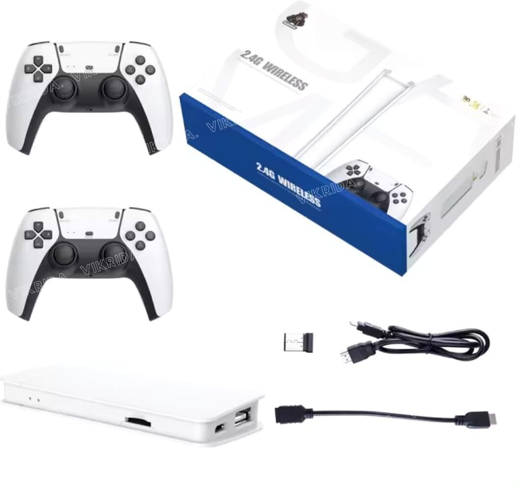 virat creation M15 Retro Game Stick Console Pro 2.4G Dual Wireless game box video games for tv 64 GB with Yes-picture-20