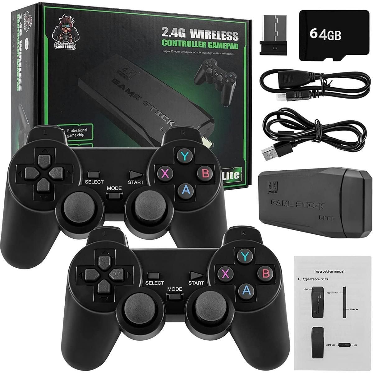 Inquisitive HDMI Output 2.4GHz M8 4K Stick 20000+ Classic Retro Game 64 GB 15 Emulators 64 GB with 15 Emulators, Super Mario, Crash, GTA, Zelda, Sonic, Donkey Kong, Street Fighter-image-26