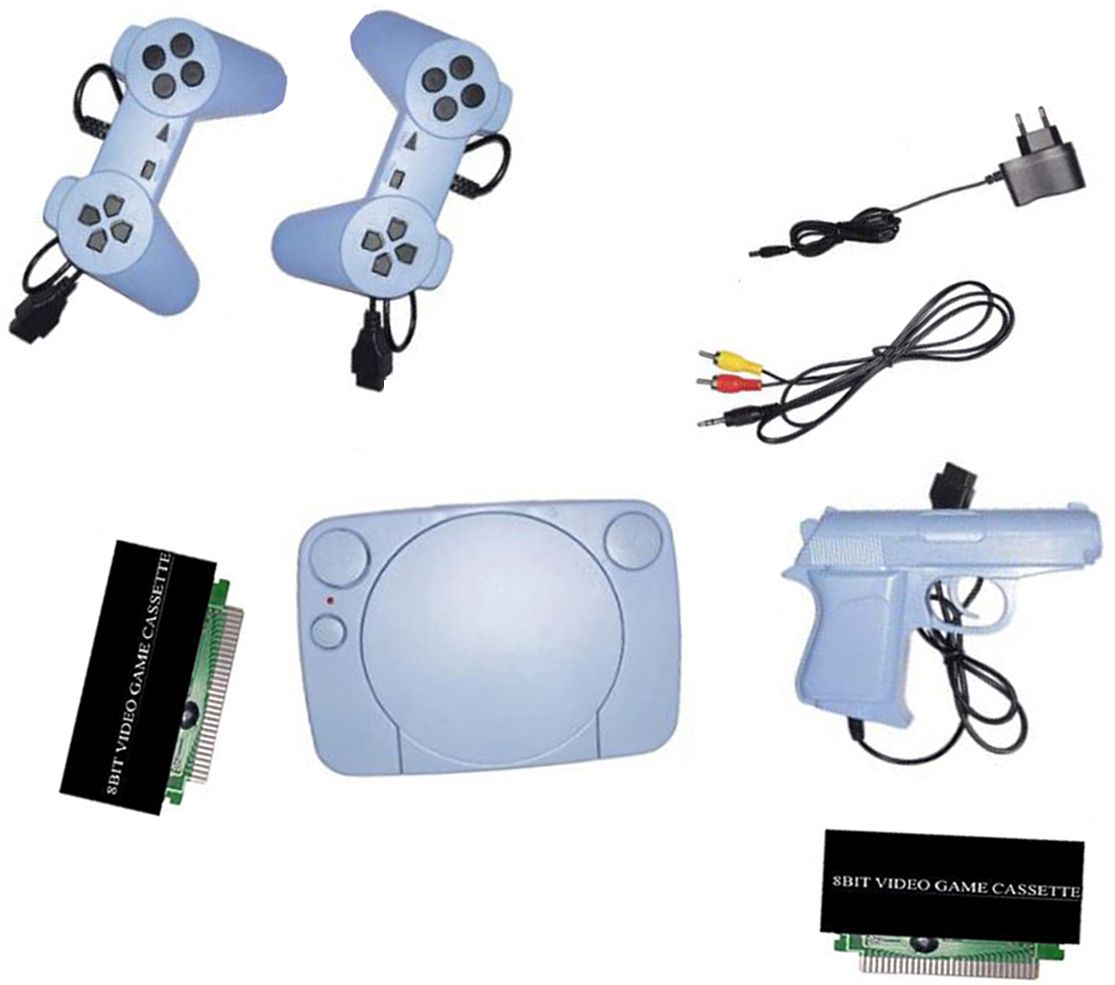 NOWAIT 93 Classic TV Game Console Inbuilt Game Contra, Super Mario Bros with 2 Cassette NA GB with Contra, Super Mario Bros, F1 Race, Cricket Game-image-30